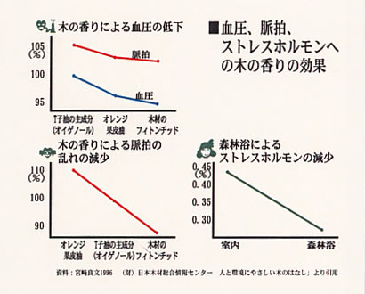 木の香りでリフレッシュ